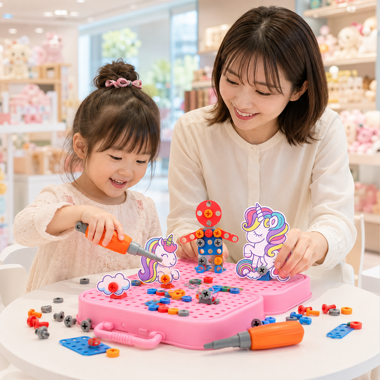 ミニドリル™｜電動ドライバーで作る3歳からのDIY知育玩具