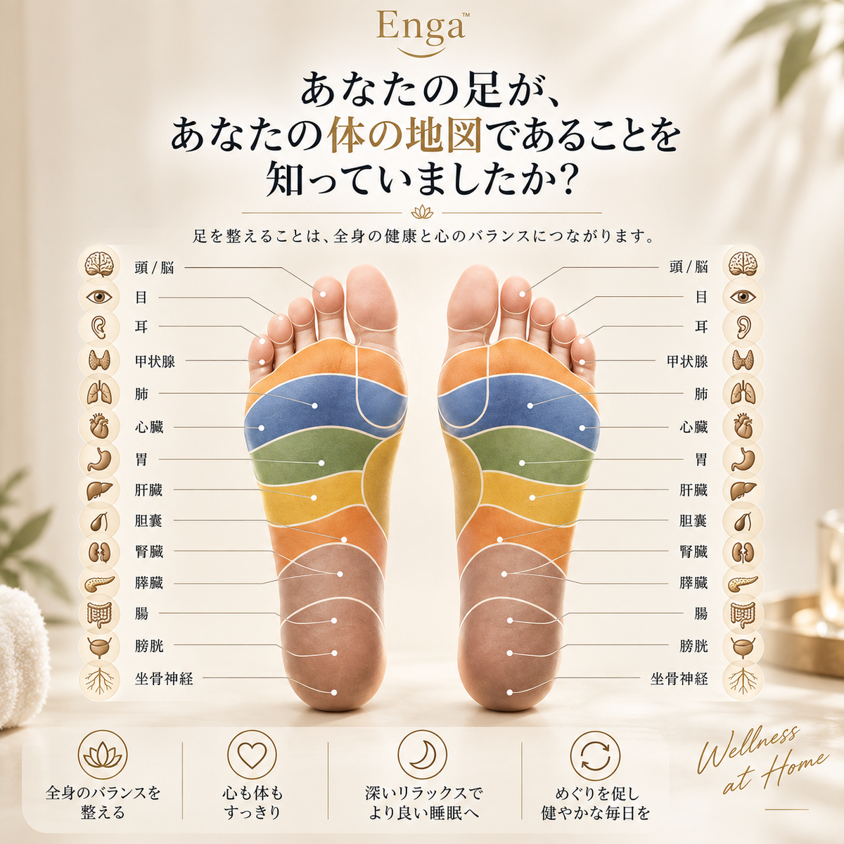 MIREIA ENGA™ イオンフットスパ